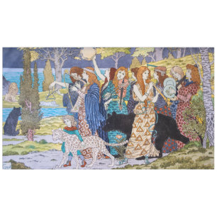 Eugene Grasset - Harmonisches Dekorationspanel Tischdecke