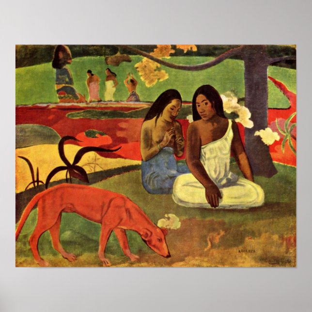 Eugene Henri Paul Gauguin - Joyfulness Poster (Vorne)