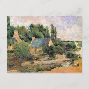 Eugène Henri Paul Gauguin - Washerwomen in Pont-Av Postkarte