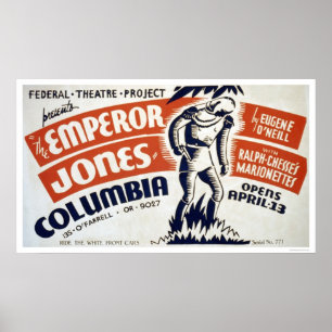 Eugene ONeill Kaiser 1937 WPA Poster