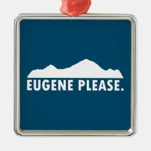 Eugene Oregon Bitte Ornament Aus Metall