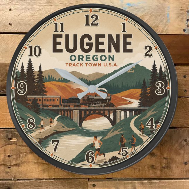 Eugene Oregon Große Wanduhr (Von Creator hochgeladen)
