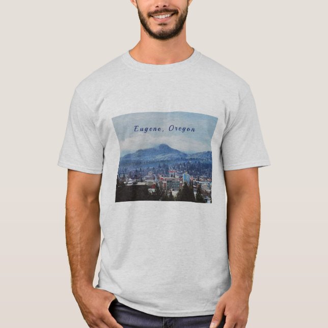"Eugene, Oregon" Männer-T-Shirt T-Shirt (Vorderseite)