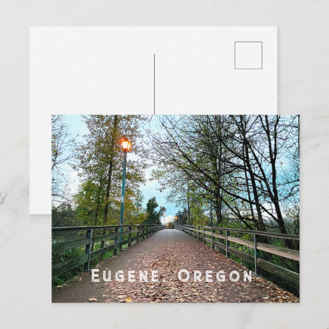 Eugene, Oregon Postcard Postkarte (Vorne/Hinten)