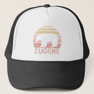 Eugene Oregon Retro Bär Truckerkappe
