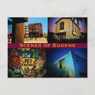 Eugene Scenes Postcard Postkarte