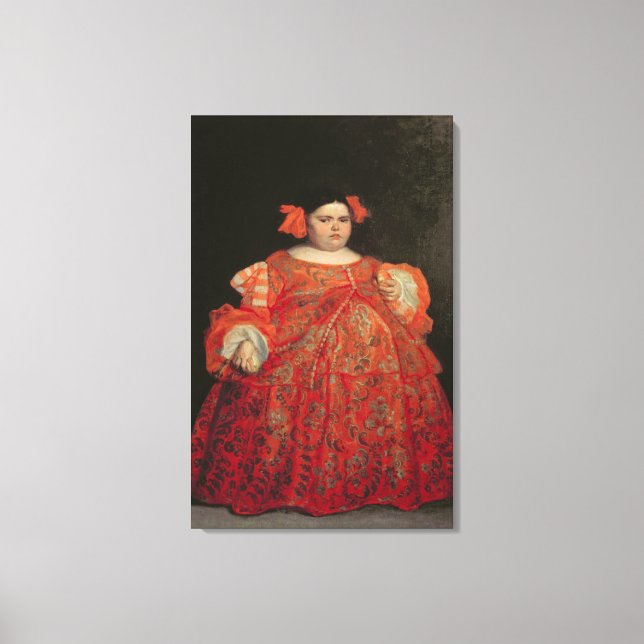 Eugenia Martinez Vallejo genannt La Monstrua (Öl Leinwanddruck (Vorderseite)