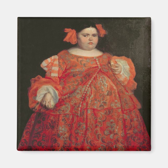 Eugenia Martinez Vallejo genannt La Monstrua (Öl Magnet (Vorne)