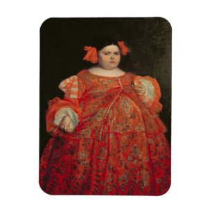 Eugenia Martinez Vallejo genannt La Monstrua (Öl Magnet