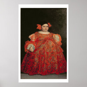 Eugenia Martinez Vallejo genannt La Monstrua (Öl Poster