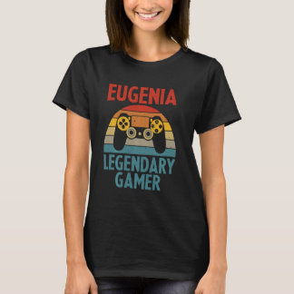 Eugenia Name Personalisiert Funny Gaming Geek Birt T-Shirt