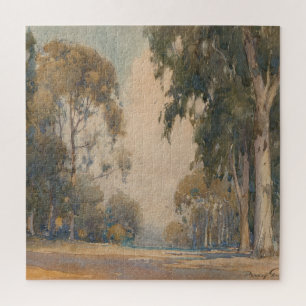 Eukalyptus (1922) - Botanisch-Delikatfarbenes Wass Puzzle