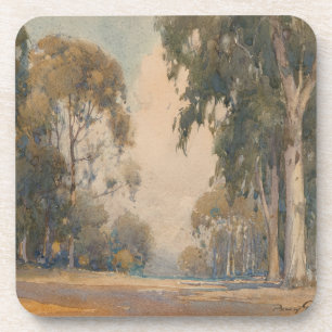 Eukalyptus (1922) – Zartes botanisches Aquarell Getränkeuntersetzer