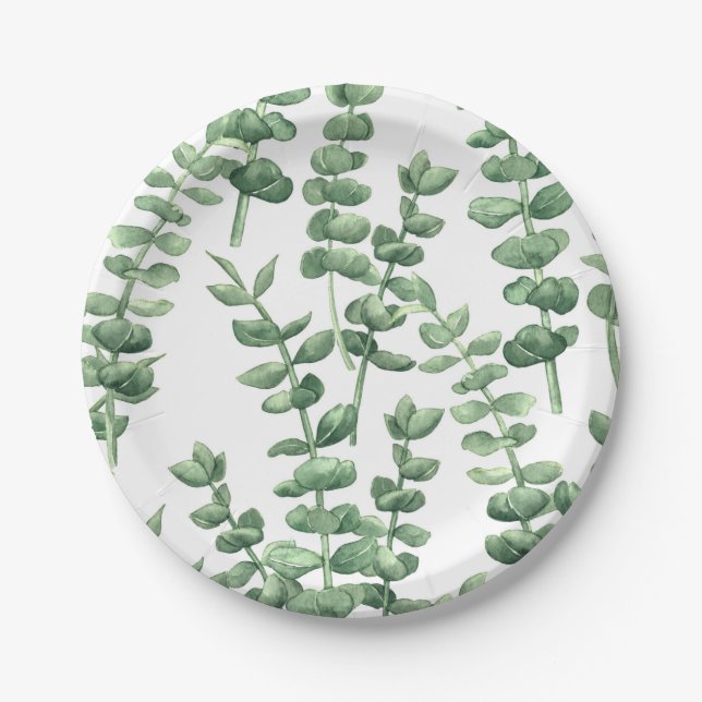 Eukalyptus 1 pappteller (Vorderseite)