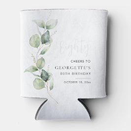 Eukalyptus 80. Geburtstagskorb Dosenkühler