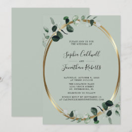 Eukalyptus All in one Website UAWG Sage Wedding Einladung
