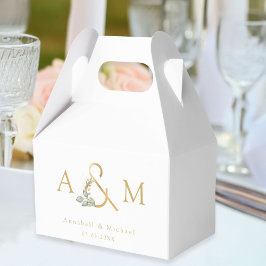 Eukalyptus Ampersand Hochzeitsbox Geschenkschachtel