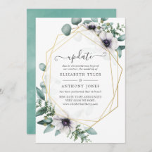 Eukalyptus Anemone Geometric Wedding Update