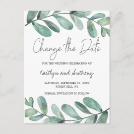 Eukalyptus-Announcem Ankündigungspostkarte