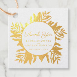 Eukalyptus Aquarell Art Green Blätter Vielen Dank Geschenkanhänger