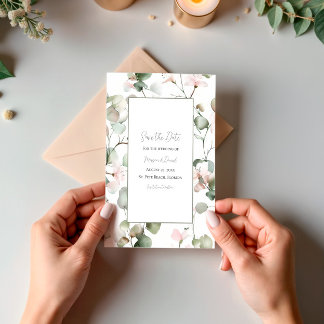 Eukalyptus-Aquarell-Flat-Save-the-Date-Karte Save The Date