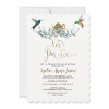 Eukalyptus Baby Dusche Tee Party