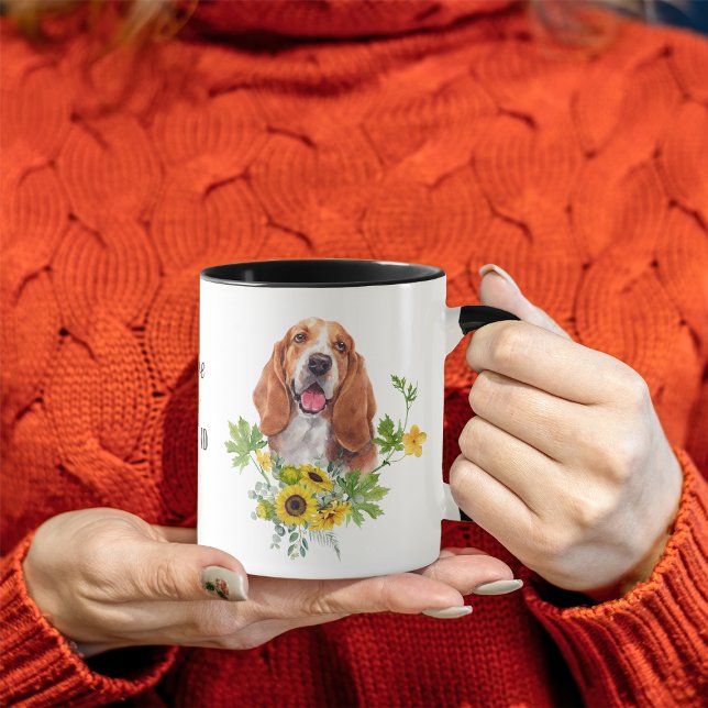 Eukalyptus-Basset-Hound-Tasse Tasse (Von Creator hochgeladen)