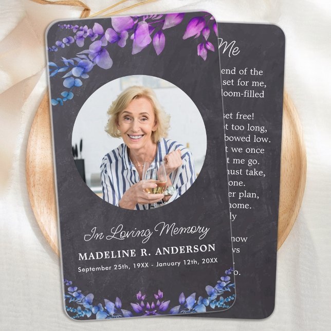 Eukalyptus-Beerdigungskarte Telefonnummerkarte (Von Creator hochgeladen)