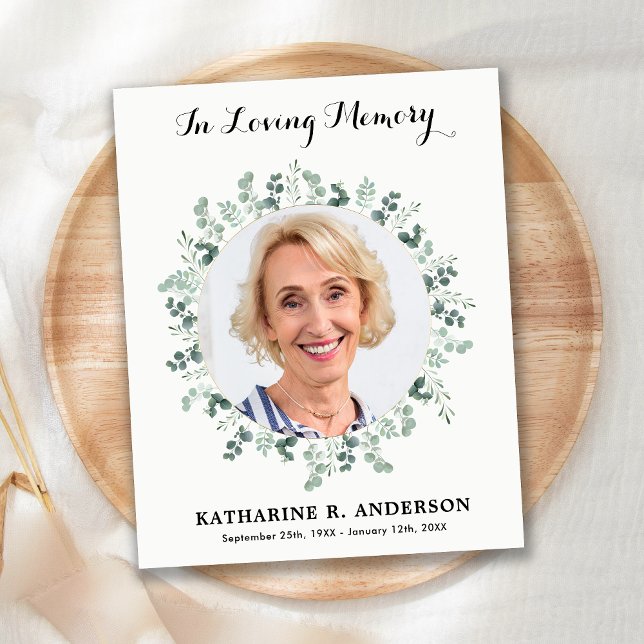 Eukalyptus-Beileid zur Beerdigung des Haushalts Da (Von Creator hochgeladen)