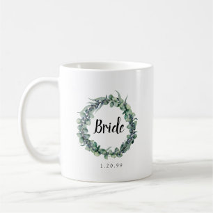 Eukalyptus Berry Wreath Botanische Brücke Kaffeetasse