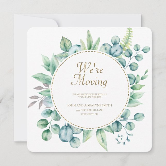 Eukalyptus-Blätter für grünes Wasser ändern Adress (Vorderseite)