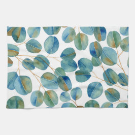 Eukalyptus-Blätter für rustikales Wasser Geschirrtuch