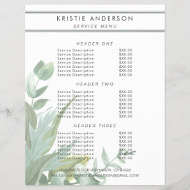 Eukalyptus-Blätter für Wasserfarben - Preise und D Flyer