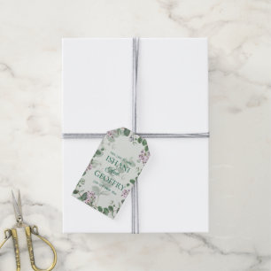 Eukalyptus-Blätter Grünzeug Hochzeit Geschenkanhänger