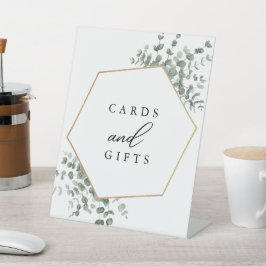 Eukalyptus-Blätter Hochzeiten Sockelschild