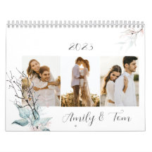 Eukalyptus-Blätter im Kalender