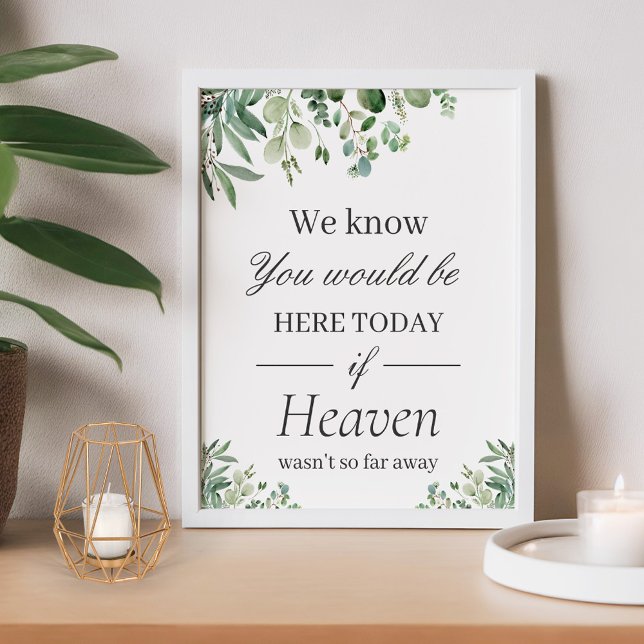 Eukalyptus-Blätter im Zeichen einer Hochzeit in de Poster (Von Creator hochgeladen)