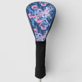 Eukalyptus Blau und Rosa Grevillea Golf Headcover