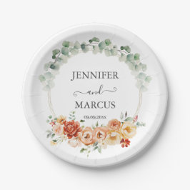 Eukalyptus & Blooms Elegance Paper Plate Pappteller
