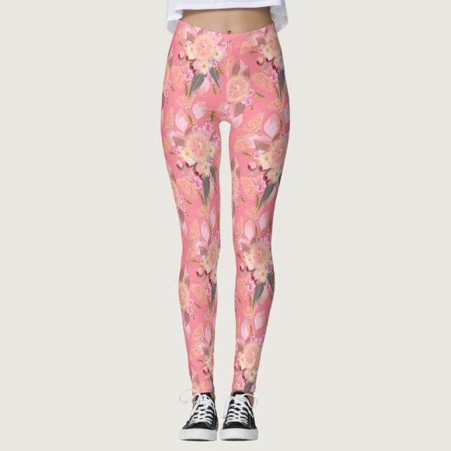 Eukalyptus Blooms Leggings (Vorderseite)