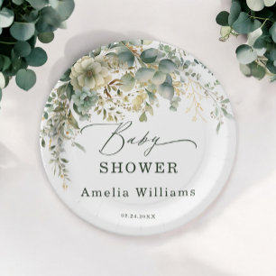 Eukalyptus-Blume Pappteller