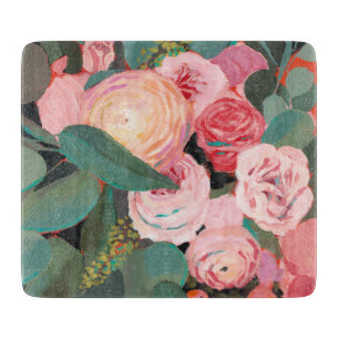 Eukalyptus-Blumenstrauß Schneidebrett