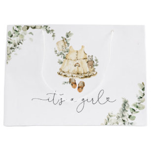 Eukalyptus boho Kinderzimmer Kleidung Sein Mädchen Große Geschenktüte