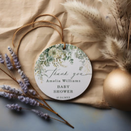 Eukalyptus Botanical Gold Baby Showroom Vielen Dan Geschenkanhänger