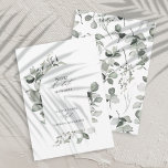 Eukalyptus botanisch elegante moderne einfache Hoc Save The Date<br><div class="desc">Eukalyptus botanisch elegante moderne,  einfache,  stilvolle Hochzeit</div>