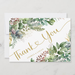 Eukalyptus Botanische Hochzeit Danke Karten