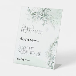 Eukalyptus Botanische Seite Grün wie viele Küsse Sockelschild