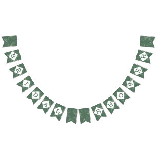 Eukalyptus Botanische Vegetation Modernes Brautpar Wimpelkette