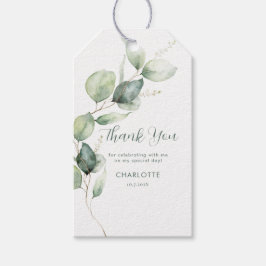 Eukalyptus Botanisches Brautparty Geschenkanhänger