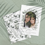Eukalyptus botanisches Foto Save The Date<br><div class="desc">Eukalyptus botanisches,  modernes Foto</div>